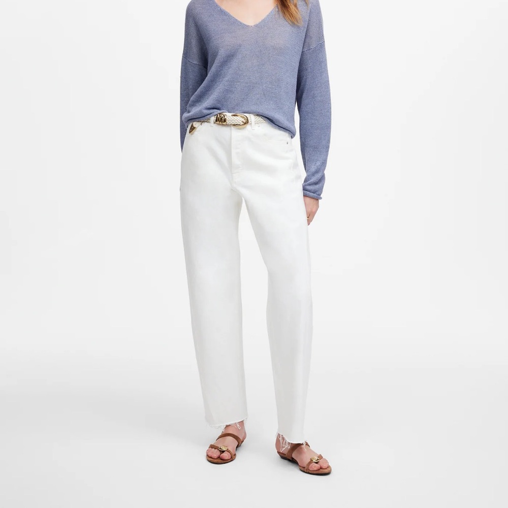 Madewell Pieced Barrel Jeans NWT